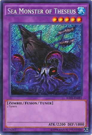 Sea Monster of Theseus RATE EN081 Secret Rare Unlimited Sea Monster of Theseus RATE EN081 Secret Rare Unlimited