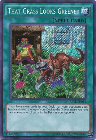 That Grass Looks Greener RATE EN066 Secret Rare Unlimited Raging Tempest Unlimited Singles That Grass Looks Greener RATE EN066 Secret Rare Unlimited Raging Tempest Unlimited Singles