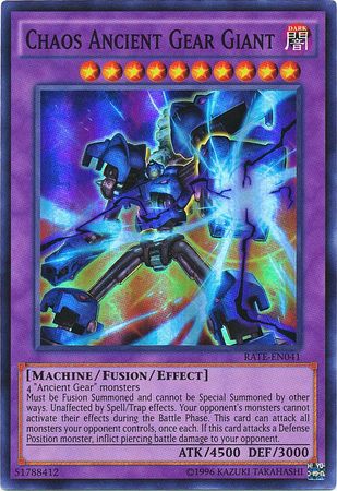 Chaos Ancient Gear Giant RATE EN041 Super Rare Unlimited Raging Tempest Unlimited Singles Chaos Ancient Gear Giant RATE EN041 Super Rare Unlimited Raging Tempest Unlimited Singles