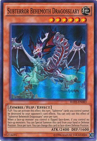 Subterror Behemoth Dragossuary RATE EN083 Super Rare Unlimited Subterror Behemoth Dragossuary RATE EN083 Super Rare Unlimited