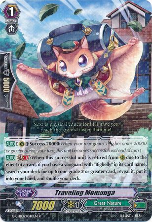 Traveling Momonga G CHB02 040EN Rare R Traveling Momonga G CHB02 040EN Rare R