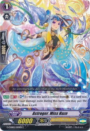 Astroger Miss Haze G CHB02 050EN Common C G Character Booster 2 We Are Trinity Dragon Singles Astroger Miss Haze G CHB02 050EN Common C G Character Booster 2 We Are Trinity Dragon Singles