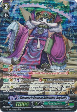 Teacher s Cane of Affection Bigbelly G CHB02 S06EN Special Parallel SP G Character Booster 2 We Are Trinity Dragon Singles Teacher s Cane of Affection Bigbelly G CHB02 S06EN Special Parallel SP G Character Booster 2 We Are Trinity Dragon Singles