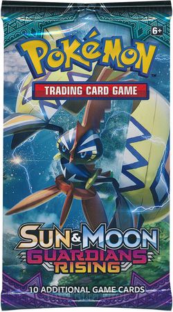 One Pokemon TCG Sun & Moon Guardians Rising Sealed Booster 10 Card PACK English 