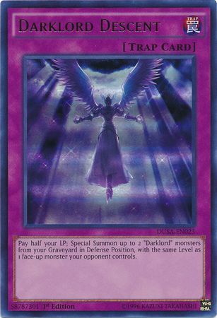 Darklord Descent DUSA EN023 Ultra Rare 1st Edition Duelist Saga 1st Edition Singles Darklord Descent DUSA EN023 Ultra Rare 1st Edition Duelist Saga 1st Edition Singles