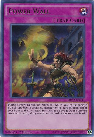 Power Wall Duelist Saga 1st Edition Yugioh Trollandtoad