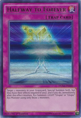 Halfway to Forever DUSA EN040 Ultra Rare 1st Edition Halfway to Forever DUSA EN040 Ultra Rare 1st Edition