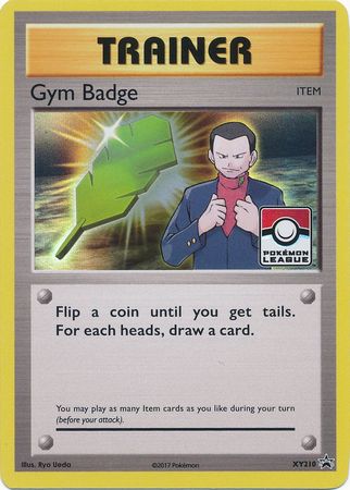 Pokemon Japanese Brock Gym Badge Boulder Stone Badge XY-P Promo Holo Mint 
