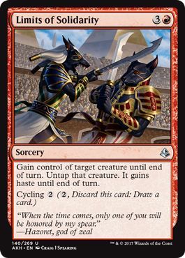 Limits of Solidarity 140 269 Amonkhet Singles Limits of Solidarity 140 269 Amonkhet Singles