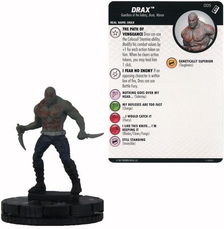 Drax 005 Guardians of the Galaxy Vol 2 Gravity Feed Marvel Heroclix Marvel Guardians of the Galaxy Vol 2 Gravity Feed Drax 005 Guardians of the Galaxy Vol 2 Gravity Feed Marvel Heroclix Marvel Guardians of the Galaxy Vol 2 Gravity Feed