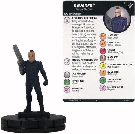 Ravager 007 Guardians of the Galaxy Vol 2 Gravity Feed Marvel Heroclix Ravager 007 Guardians of the Galaxy Vol 2 Gravity Feed Marvel Heroclix