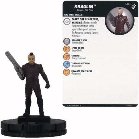 Kraglin 009 Guardians of the Galaxy Vol 2 Gravity Feed Marvel Heroclix Kraglin 009 Guardians of the Galaxy Vol 2 Gravity Feed Marvel Heroclix