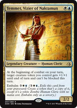 Temmet Vizier of Naktamun 207 269 Amonkhet Singles Temmet Vizier of Naktamun 207 269 Amonkhet Singles