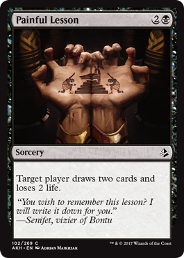 Painful Lesson 102 269 Amonkhet Singles Painful Lesson 102 269 Amonkhet Singles