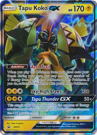 Tapu Koko GX #SM33 Prices, Pokemon Promo