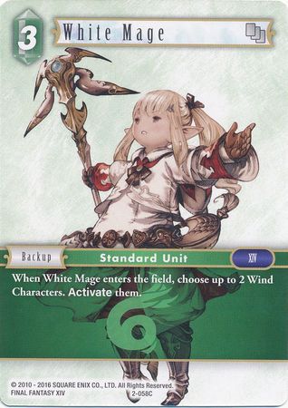 White Mage 2 058C Common Opus II Collection Singles White Mage 2 058C Common Opus II Collection Singles