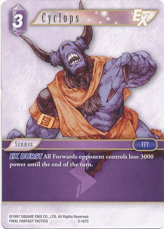 Cyclops 2 107C Common Opus II Collection Singles Cyclops 2 107C Common Opus II Collection Singles