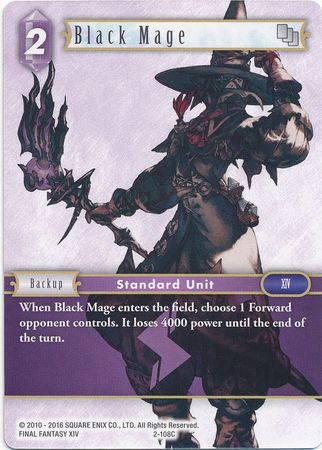 Black Mage 2 108C Common Opus II Collection Singles Black Mage 2 108C Common Opus II Collection Singles