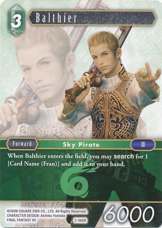 Balthier 2 066R Rare Balthier 2 066R Rare