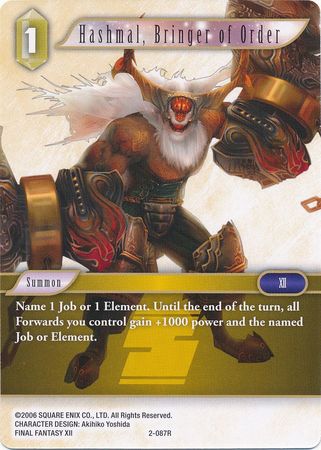 Hashmal Bringer of Order 2 087R Rare Hashmal Bringer of Order 2 087R Rare