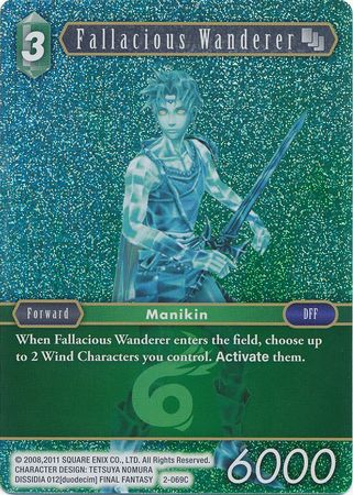 Fallacious Wanderer 2 069C Common Foil Opus II Collection Foil Singles Fallacious Wanderer 2 069C Common Foil Opus II Collection Foil Singles