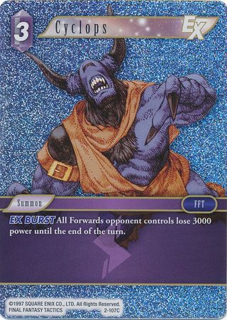 Cyclops 2 107C Common Foil Opus II Collection Foil Singles Cyclops 2 107C Common Foil Opus II Collection Foil Singles