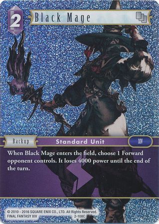 Black Mage 2 108C Common Foil Opus II Collection Foil Singles Black Mage 2 108C Common Foil Opus II Collection Foil Singles