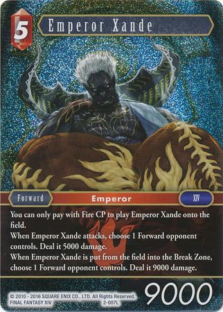 Emperor Xande 2 007L Legend Foil Opus II Collection Foil Singles Emperor Xande 2 007L Legend Foil Opus II Collection Foil Singles