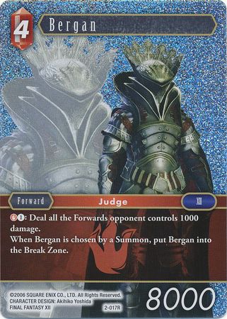 Bergan 2 017R Rare Foil Bergan 2 017R Rare Foil