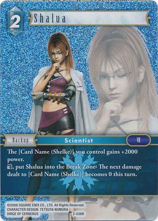 Shalua 2 036R Rare Foil Shalua 2 036R Rare Foil