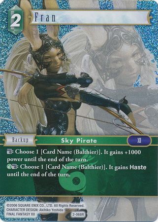 Fran 2 068R Rare Foil Opus II Collection Foil Singles Fran 2 068R Rare Foil Opus II Collection Foil Singles
