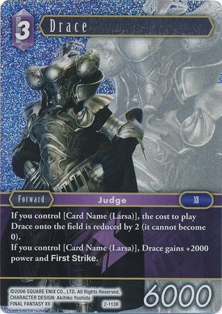 Drace 2 113R Rare Foil Drace 2 113R Rare Foil