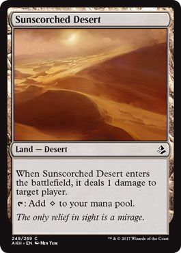 Sunscorched Desert 249 269 Amonkhet Singles Sunscorched Desert 249 269 Amonkhet Singles