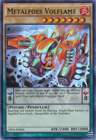 Metalfoes Volflame OP04 EN004 Super Rare Metalfoes Volflame OP04 EN004 Super Rare
