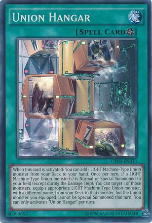 Union Hangar OP04 EN013 Super Rare Union Hangar OP04 EN013 Super Rare
