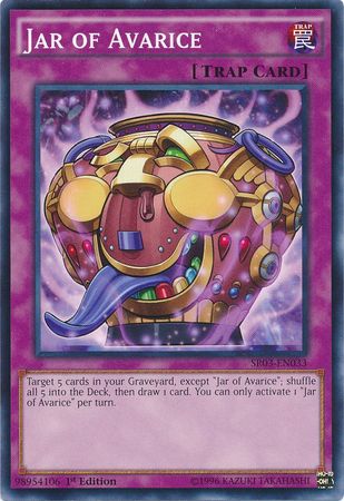 Jar of Avarice SR03 EN033 Common 1st Edition Structure Deck Machine Reactor 1st Edition Singles Jar of Avarice SR03 EN033 Common 1st Edition Structure Deck Machine Reactor 1st Edition Singles