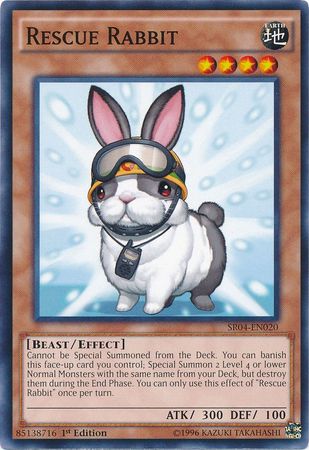 Rescue Rabbit SR04 EN020 Common 1st Edition Rescue Rabbit SR04 EN020 Common 1st Edition