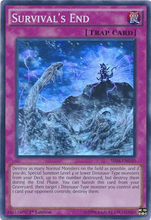 Survival s End SR04 EN030 Super Rare 1st Edition Survival s End SR04 EN030 Super Rare 1st Edition