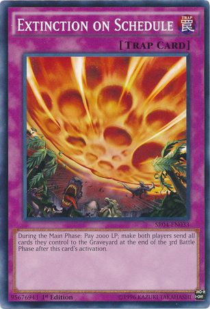 Extinction on Schedule SR04 EN033 Common 1st Edition Structure Deck Dinosmasher s Fury 1st Edition Singles Extinction on Schedule SR04 EN033 Common 1st Edition Structure Deck Dinosmasher s Fury 1st Edition Singles