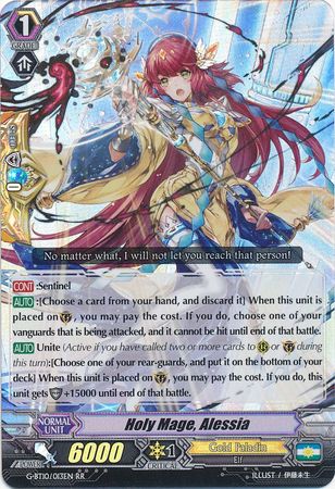 Holy Mage Alessia G BT10 013EN Double Rare RR Holy Mage Alessia G BT10 013EN Double Rare RR