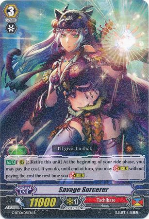 Savage Sorcerer G BT10 031EN Rare R Savage Sorcerer G BT10 031EN Rare R