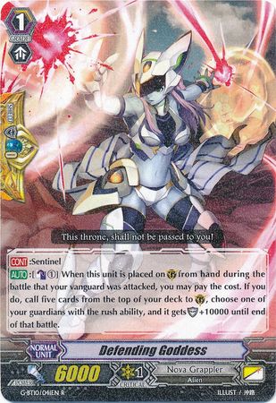 Defending Goddess G BT10 041EN Rare R Defending Goddess G BT10 041EN Rare R