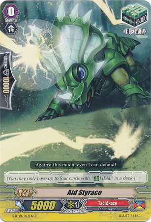 Aid Styraco G BT10 072EN Common C G Booster Set 10 Raging Clash of the Blade Fangs Singles Aid Styraco G BT10 072EN Common C G Booster Set 10 Raging Clash of the Blade Fangs Singles