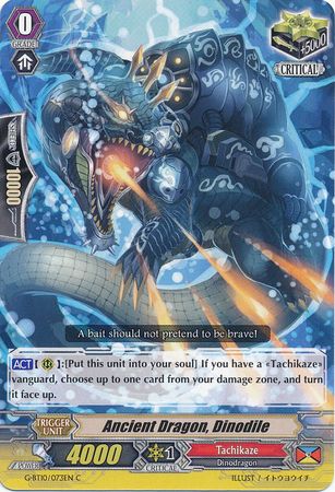 Ancient Dragon Dinodile G BT10 073EN Common C Ancient Dragon Dinodile G BT10 073EN Common C