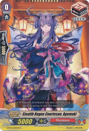 Stealth Rogue Courtesan Agemaki G BT10 085 Common C G Booster Set 10 Raging Clash of the Blade Fangs Singles Stealth Rogue Courtesan Agemaki G BT10 085 Common C G Booster Set 10 Raging Clash of the Blade Fangs Singles