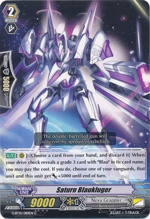 Saturn Blaukluger G BT10 089EN Common C G Booster Set 10 Raging Clash of the Blade Fangs Singles Saturn Blaukluger G BT10 089EN Common C G Booster Set 10 Raging Clash of the Blade Fangs Singles