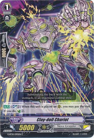 Clay doll Chariot G BT10 095EN Common C G Booster Set 10 Raging Clash of the Blade Fangs Singles Clay doll Chariot G BT10 095EN Common C G Booster Set 10 Raging Clash of the Blade Fangs Singles