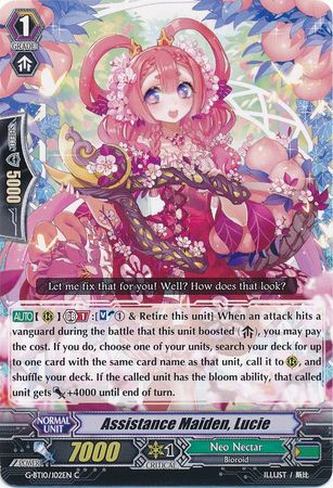 Assistant Maiden Lucie G BT10 102EN Common C Assistant Maiden Lucie G BT10 102EN Common C