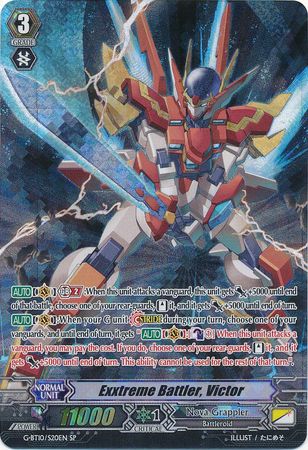 Exxtreme Battler Victor G BT10 S20EN Special Parallel SP G Booster Set 10 Raging Clash of the Blade Fangs Singles Exxtreme Battler Victor G BT10 S20EN Special Parallel SP G Booster Set 10 Raging Clash of the Blade Fangs Singles