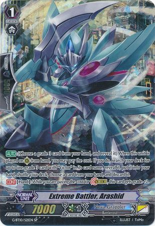 Extreme Battler Arashid G BT10 S21EN Special Parallel SP G Booster Set 10 Raging Clash of the Blade Fangs Singles Extreme Battler Arashid G BT10 S21EN Special Parallel SP G Booster Set 10 Raging Clash of the Blade Fangs Singles